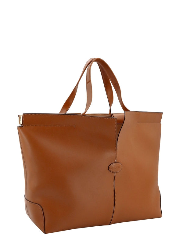 TOD'S - Di Folio Logo Medium Tote Bag - Jente