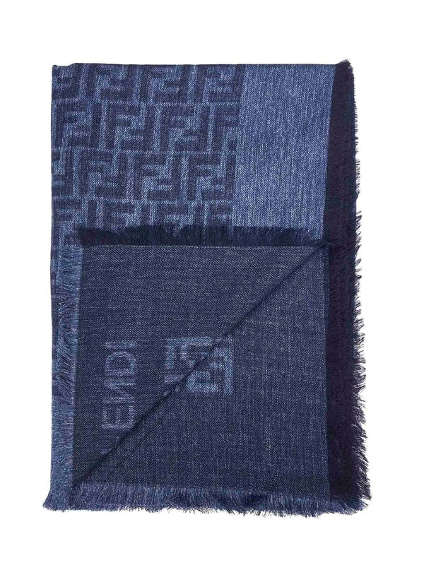 Fendi Blue Other Fabric Mufflers