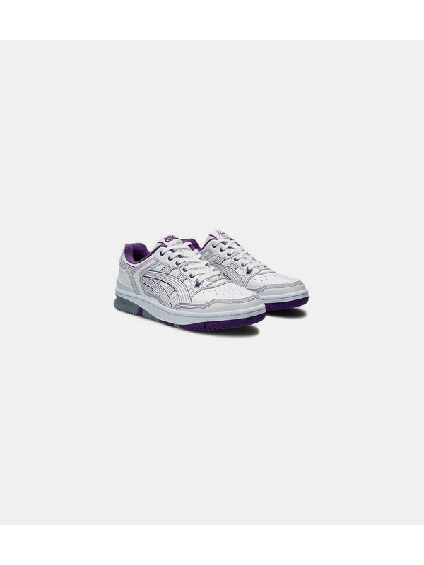 Asics White Purple Low Top Sneakers