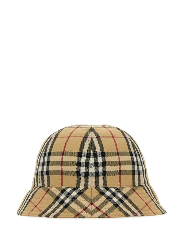Vintage Check Nylon Bucket Hat