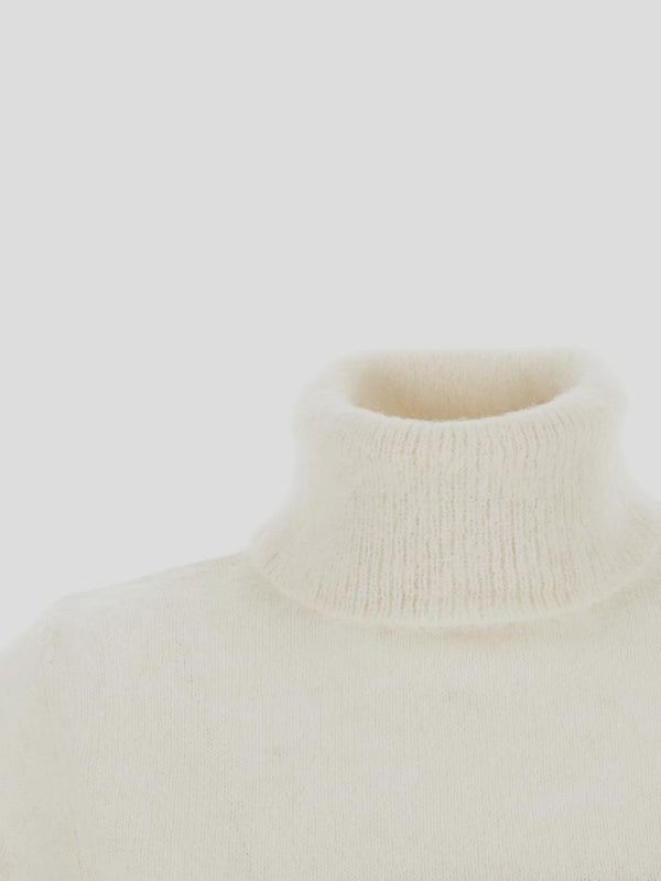 Alpaca Blend High-neck Knit