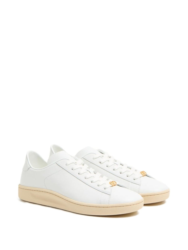 Valentino White Low Top Sneakers