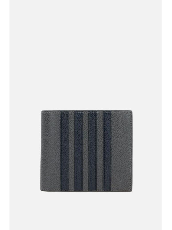 4-Bar Stripe Leather Bifold
  Wallet