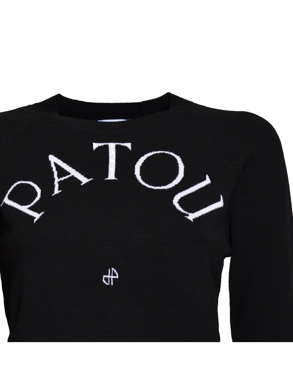 PATOU - Jacquard Logo Knit - Jente