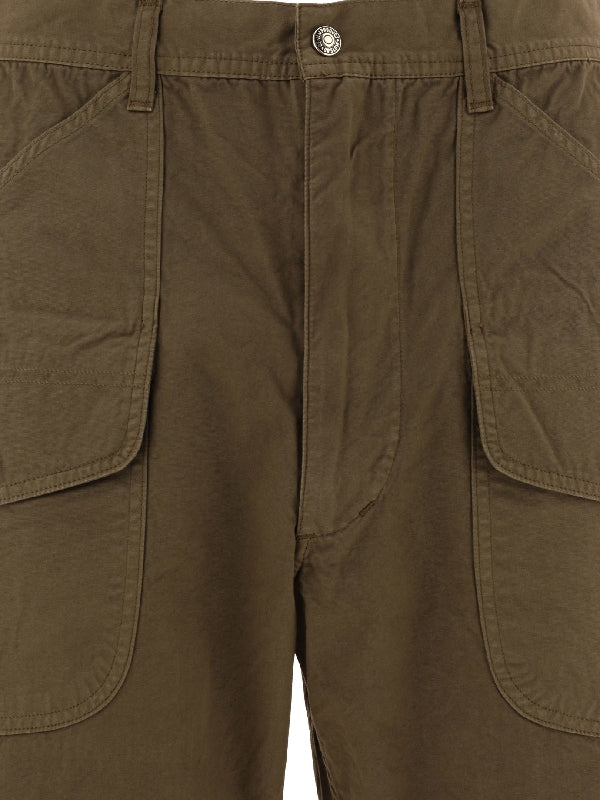 Utility Pocket Cotton Bermuda Shorts