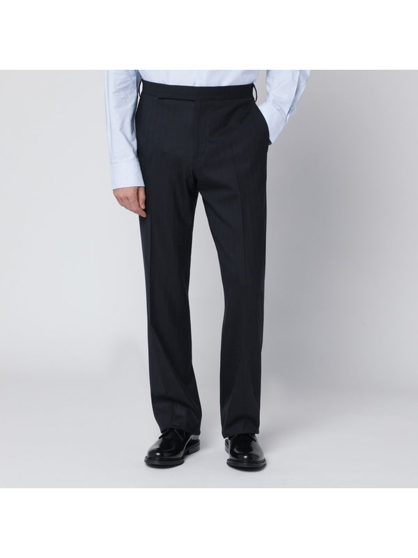 Lardini Blue Tailored Pants