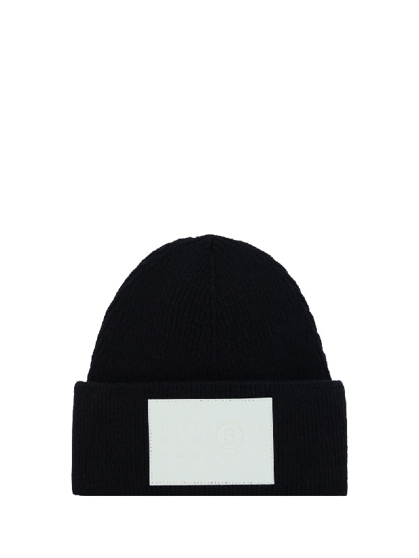 Number Logo Wool Blend Beanie