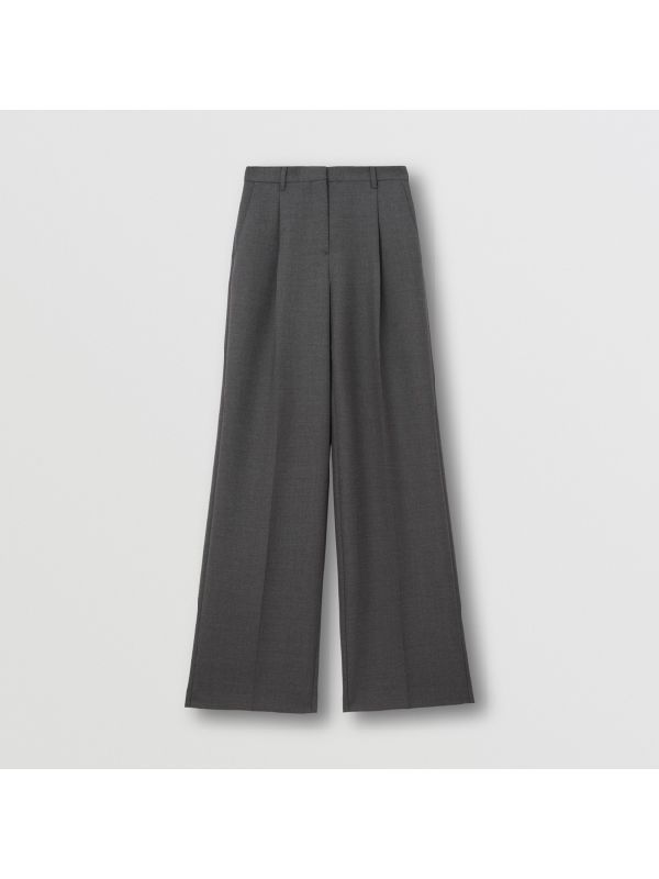 Wool Wide Pants