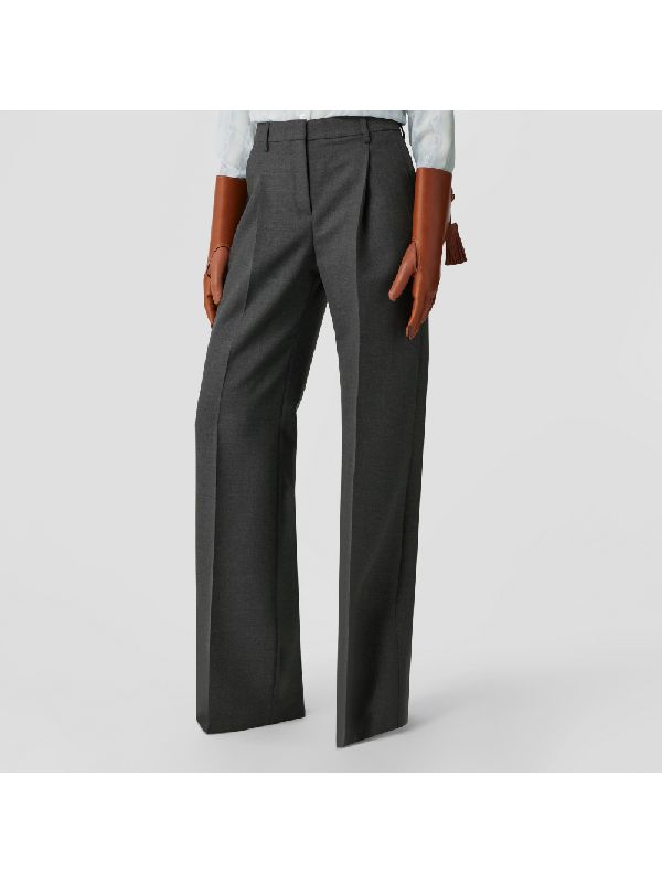 Wool Wide Pants