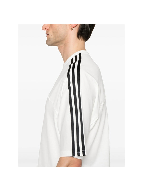 Stripe Detail Cotton Short
  Sleeve T-Shirt