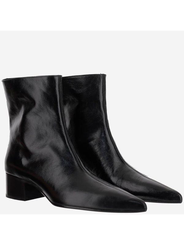 Andee Leather Ankle Boots