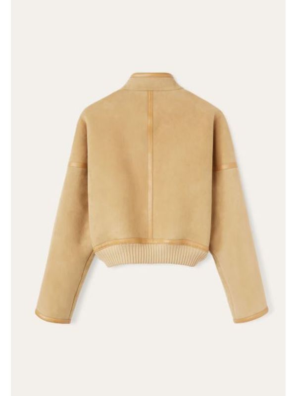 Irwin Shearling Bomber Mustang Jacket