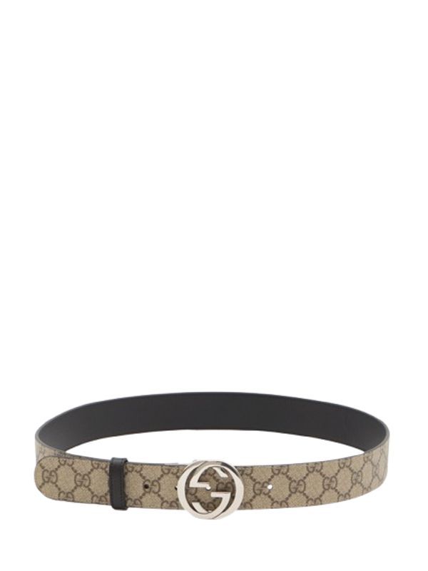 GG Logo Pattern Reversible Belt