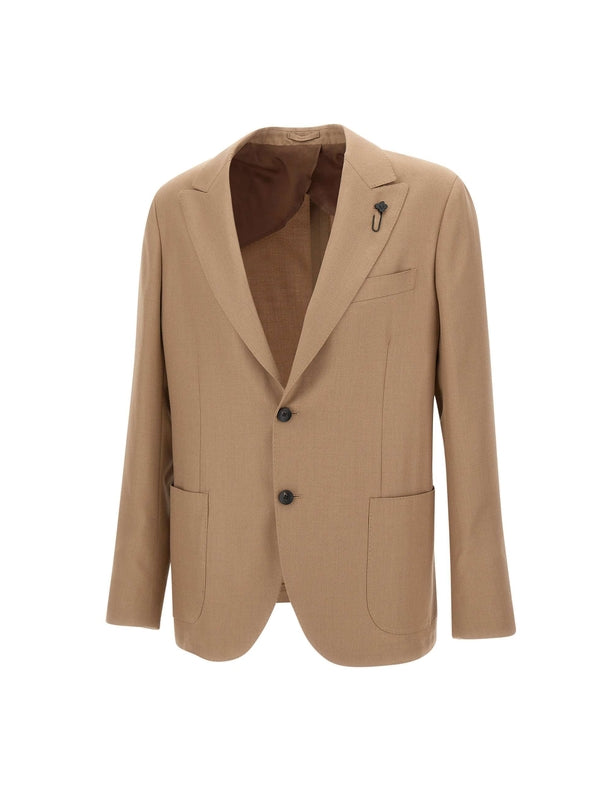 Lardini Beige Tailored Jackets
