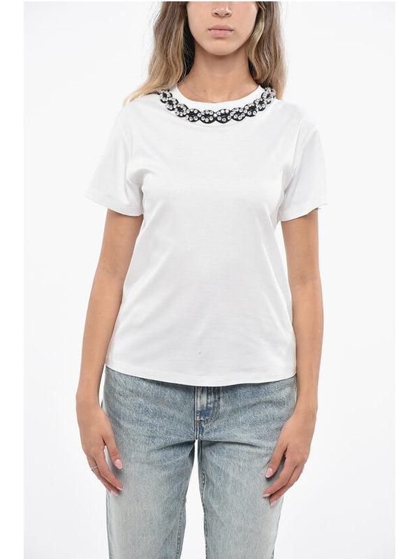 Valentino White Half Sleeve