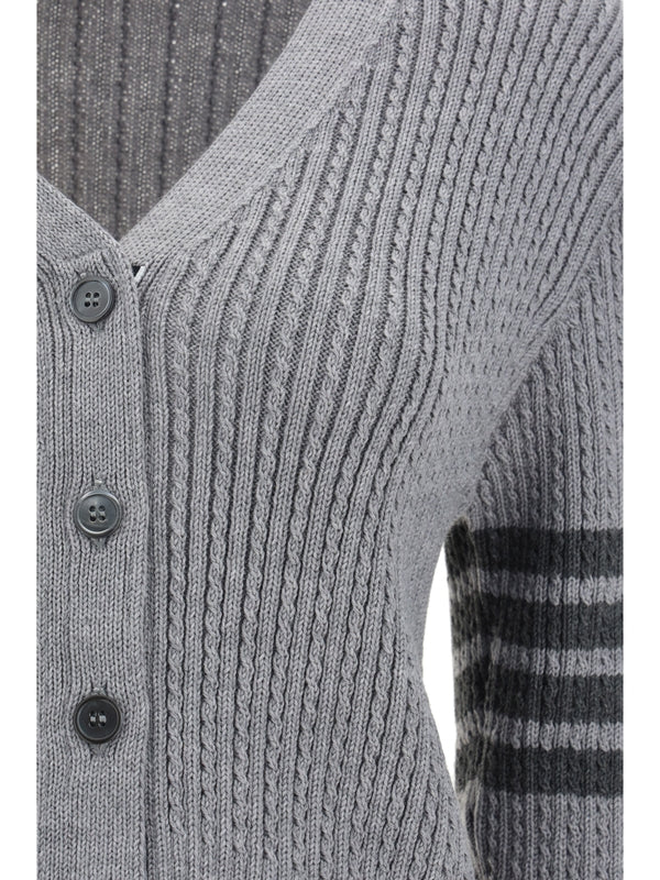 4-bar Knit Cardigan