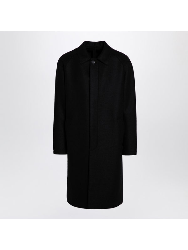 Single Breasted Wool Coat