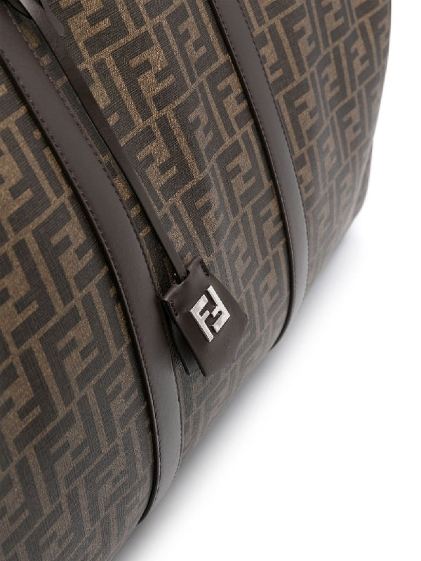 FF Jacquard Fabric Large Duffel Bag