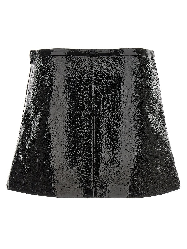 Zip Detail Mini Skirt