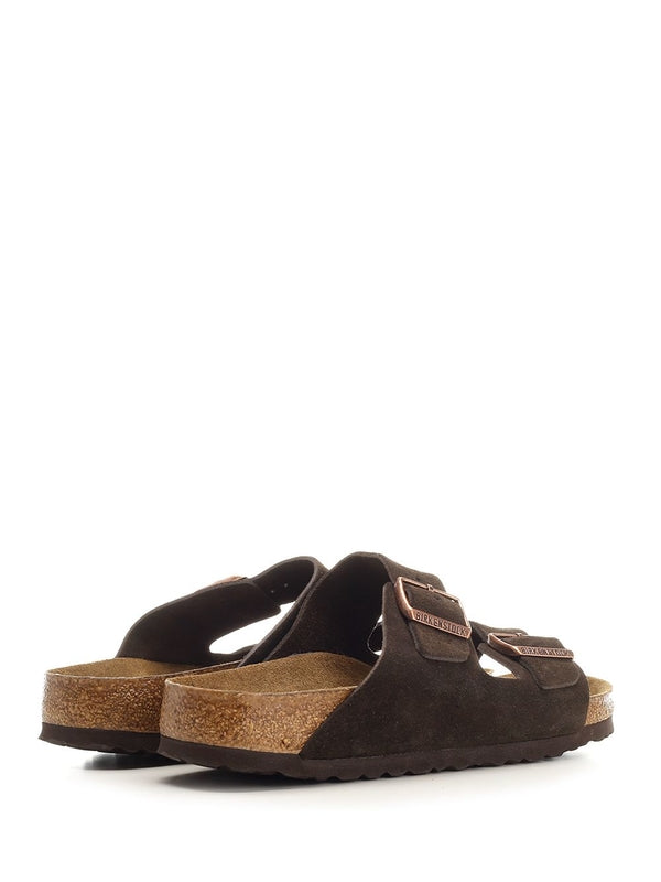 Arizona Buckle Suede Sandals