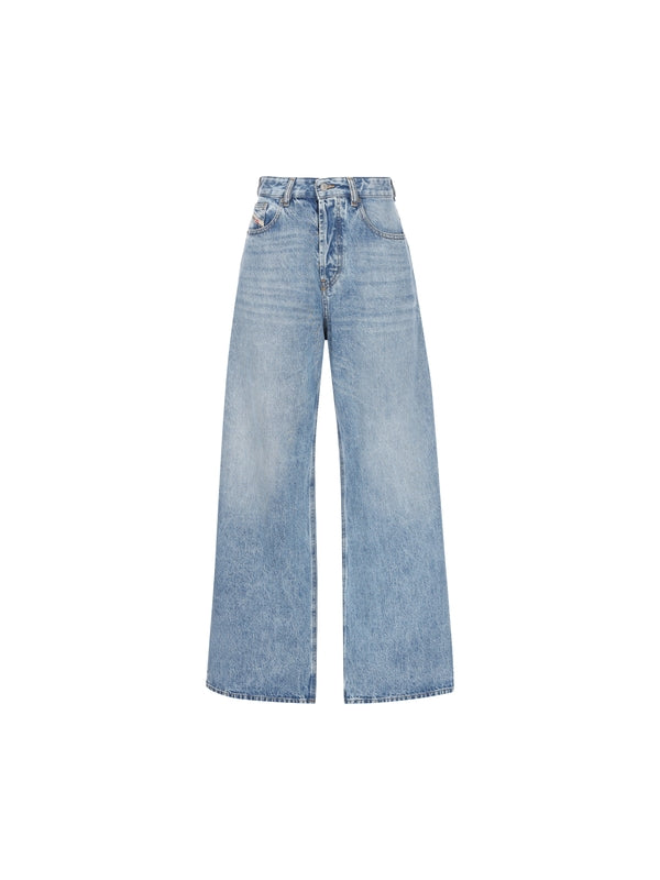 1006 D Sire Washed Wide Denim Pants