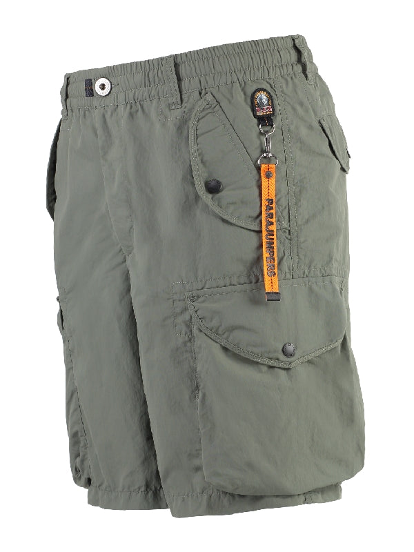 Logo Strap Nylon Bermuda Shorts