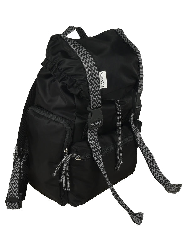 Curved Strap Detail Backpack