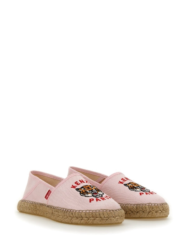 Lucky Tiger Embroidery Espadrilles