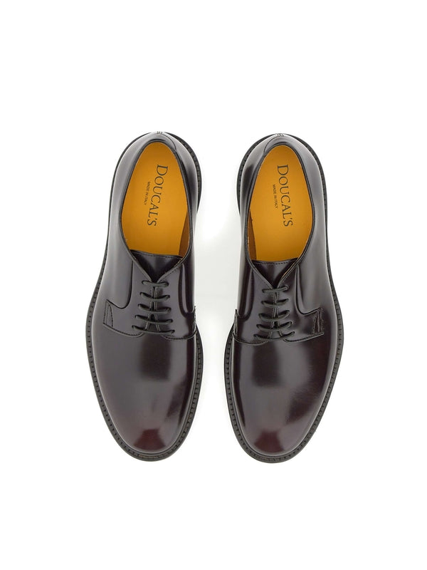 Doucal'S Burgundy Lace-Ups