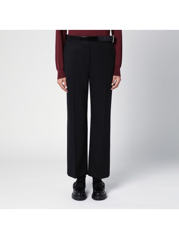 Belted Gabardine Pants