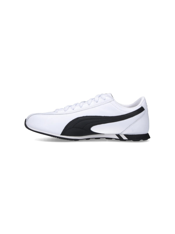 Puma White Low Top Sneakers