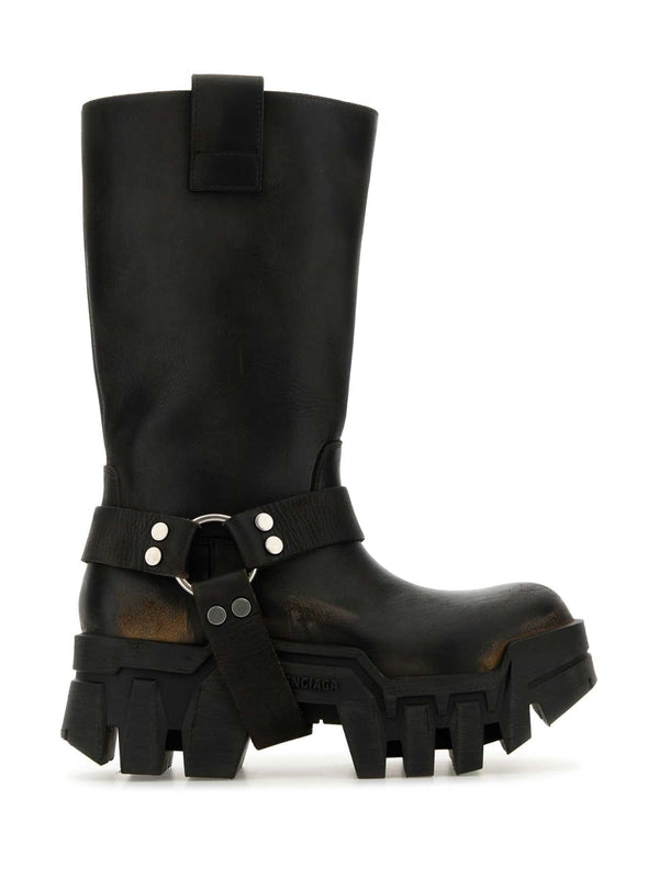 Bulldozer
  Harness Leather Mid Boots