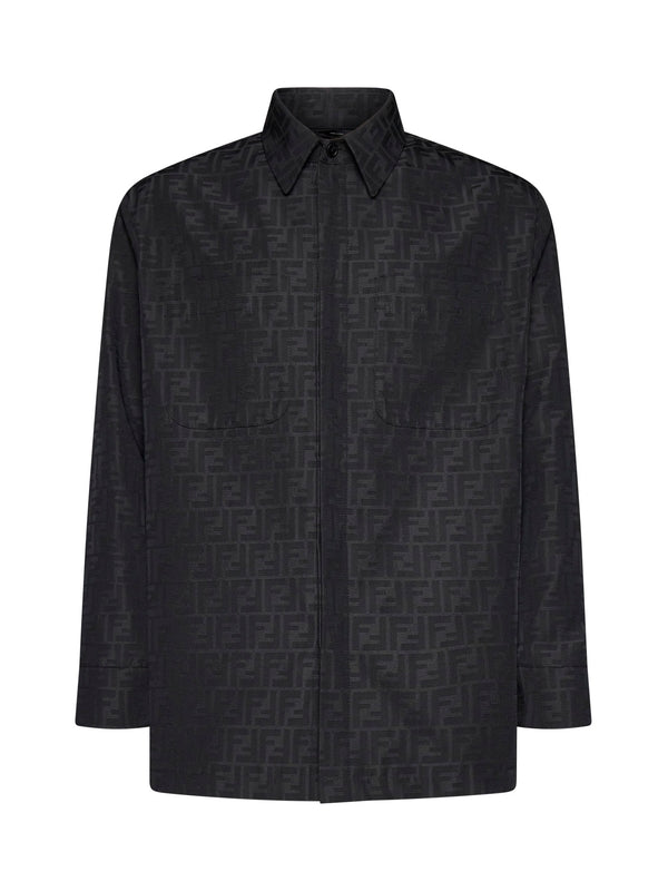 FF 徽标衬衫夹克