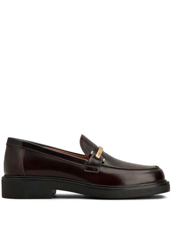 Tod'S Burgundy Loafers