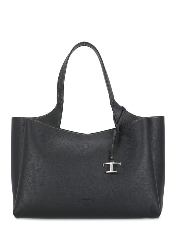 Timeless Charm Leather Medium Tote Bag - Jente