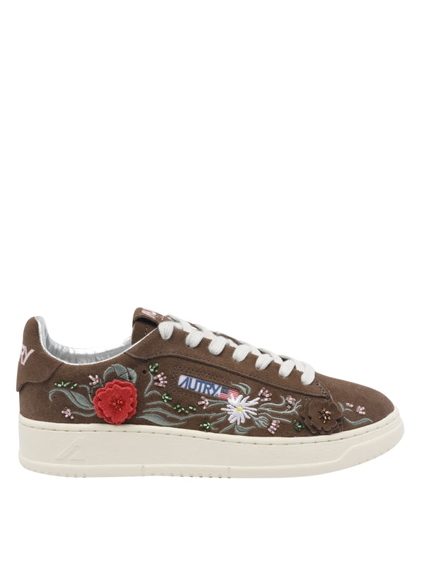 Autry Brown Low Top Sneakers