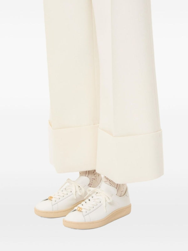Valentino White Low Top Sneakers