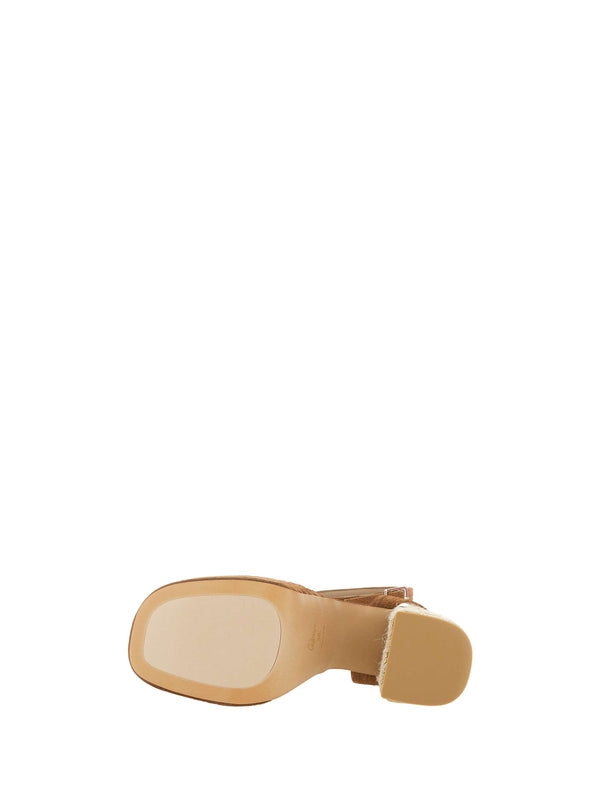 Castañer Brown Wedge Sandals