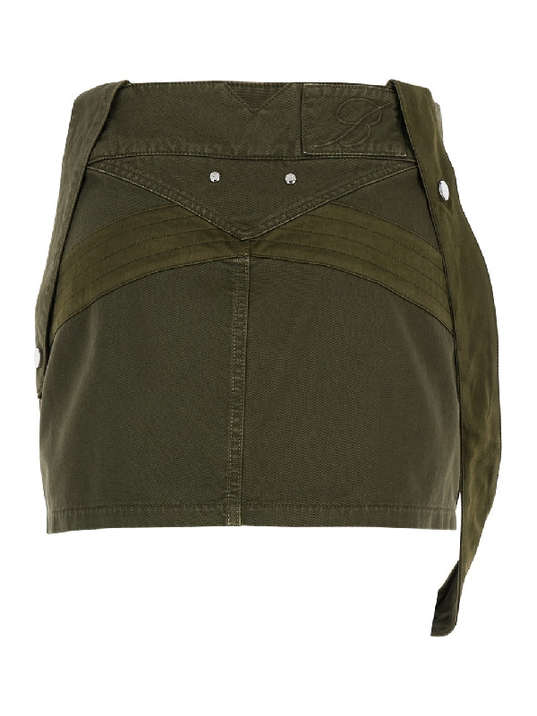 Cargo Pocket Detail Shorts Skirt