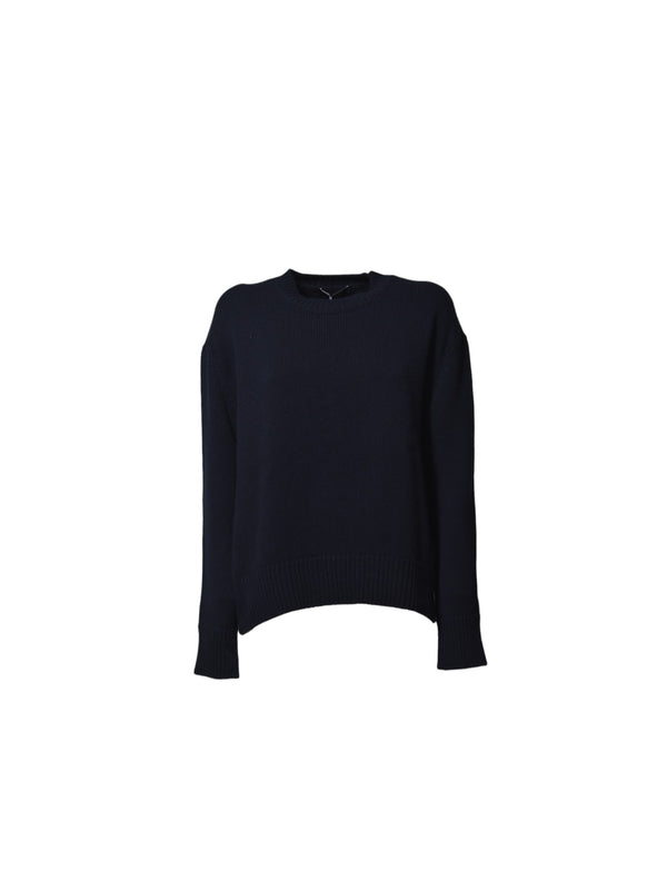 Wool Cashmere Crewneck Knit