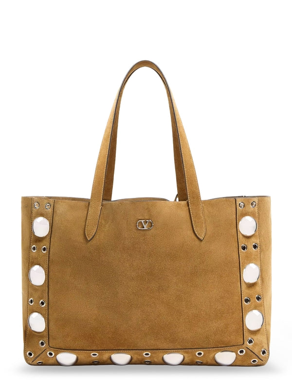 Valentino Beige Tote Bags