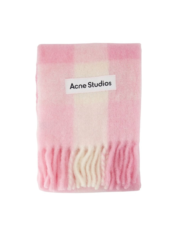 Acne Studios Pink Wool Mufflers