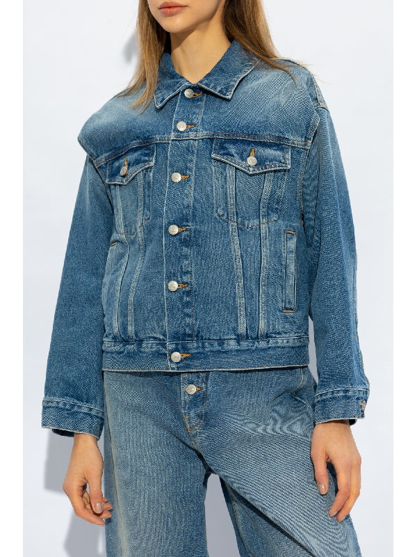 Back Stitch Denim Jacket