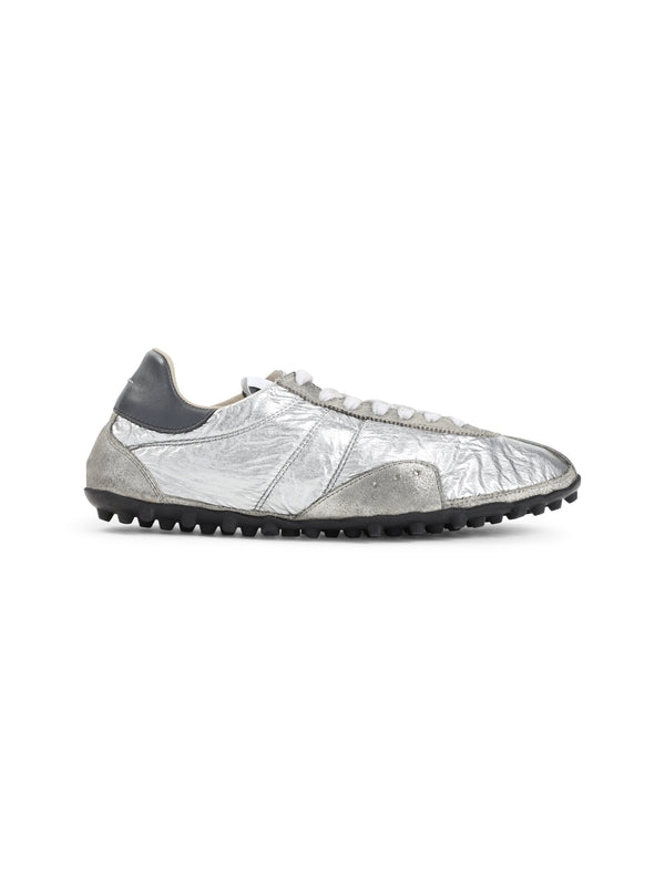 Maison Margiela Silver Low Top Sneakers
