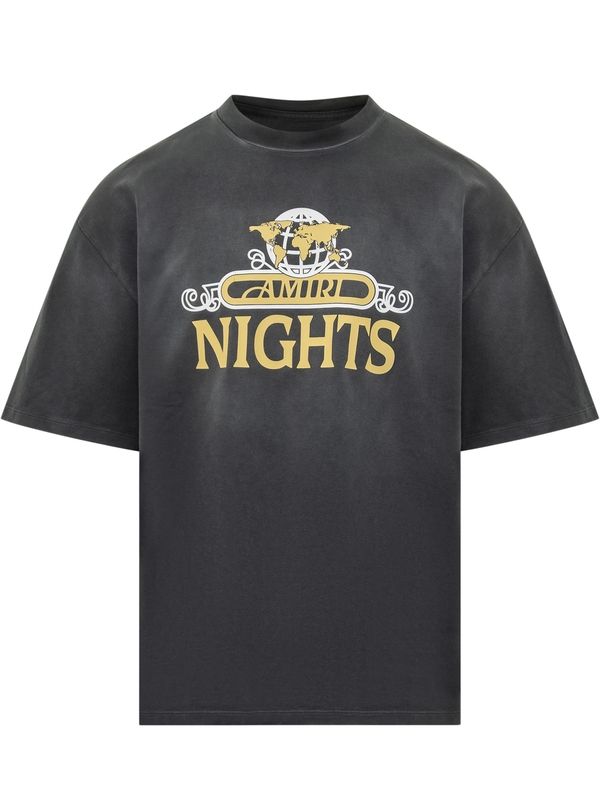 Amiri Black Half Sleeve