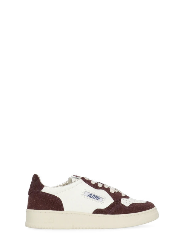 Autry Burgundy Low Top Sneakers