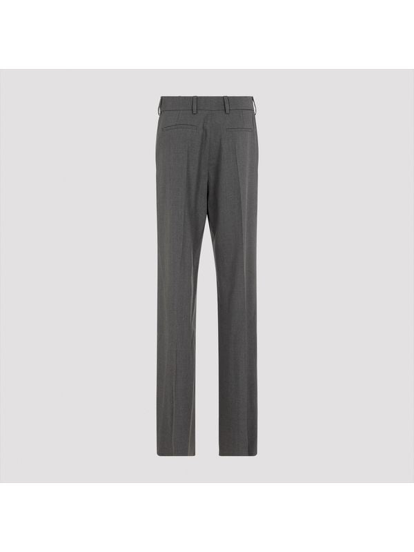 Wool Blend Tailored Pants