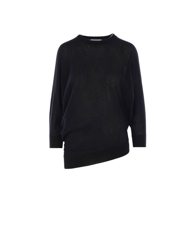 Co Sweaters Black Knitted