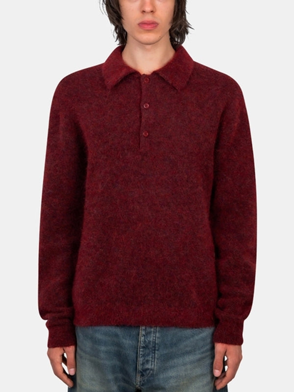 Sunflower Burgundy Knitted