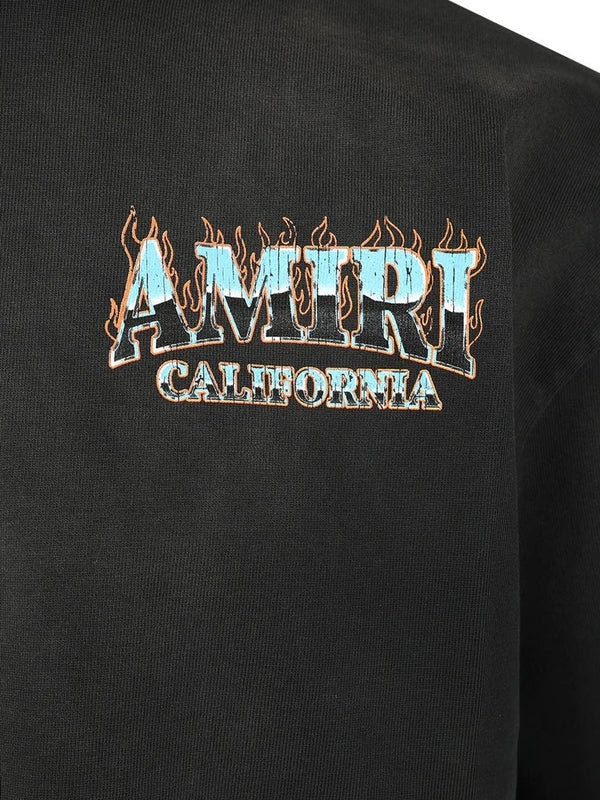 Amiri Black Half Sleeve